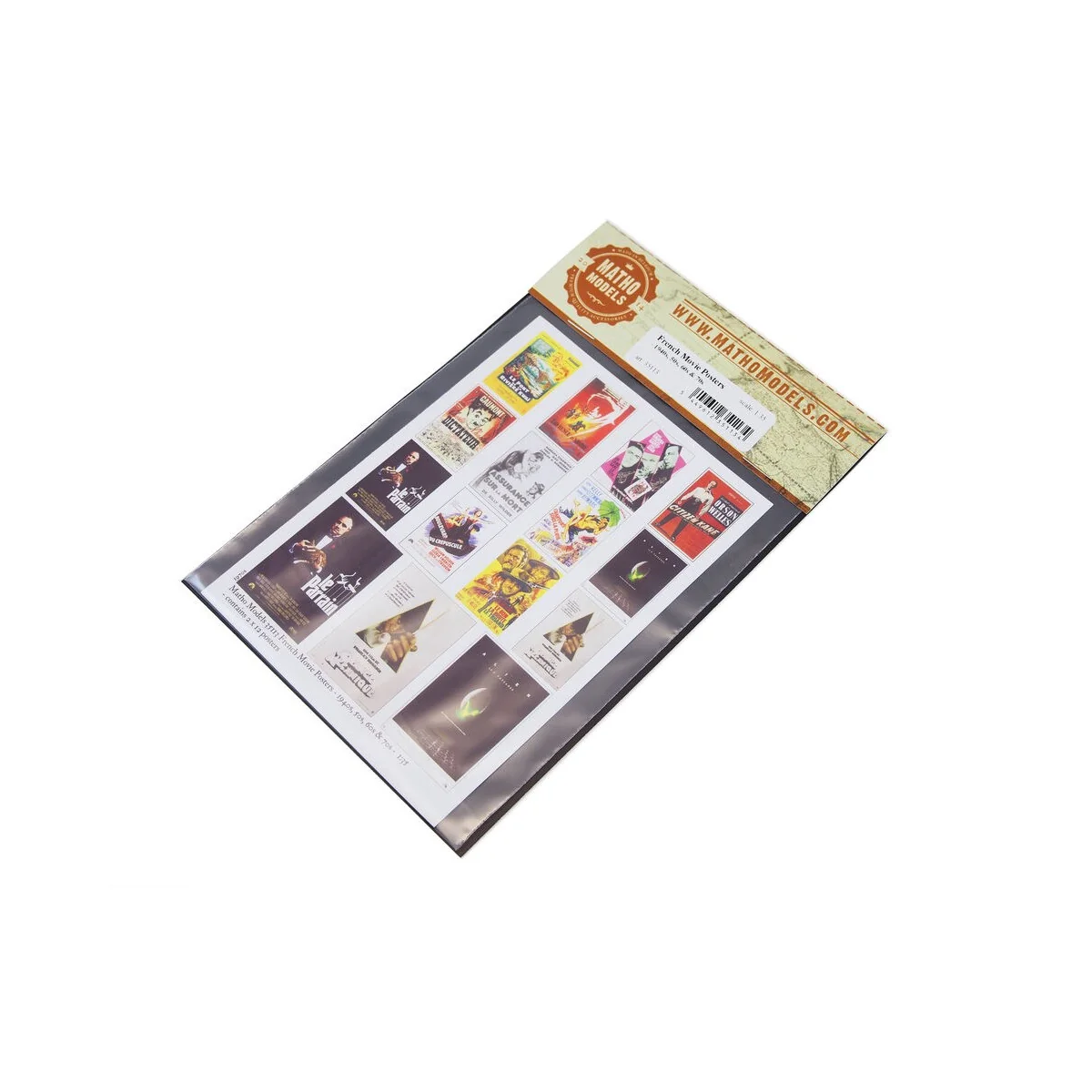 French Movie Posters - 1940s, 50s, 60s & 70s, 1/35 - Matho Models 3...