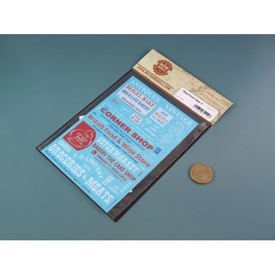 Shop Front Signs A - Matho Models 35119