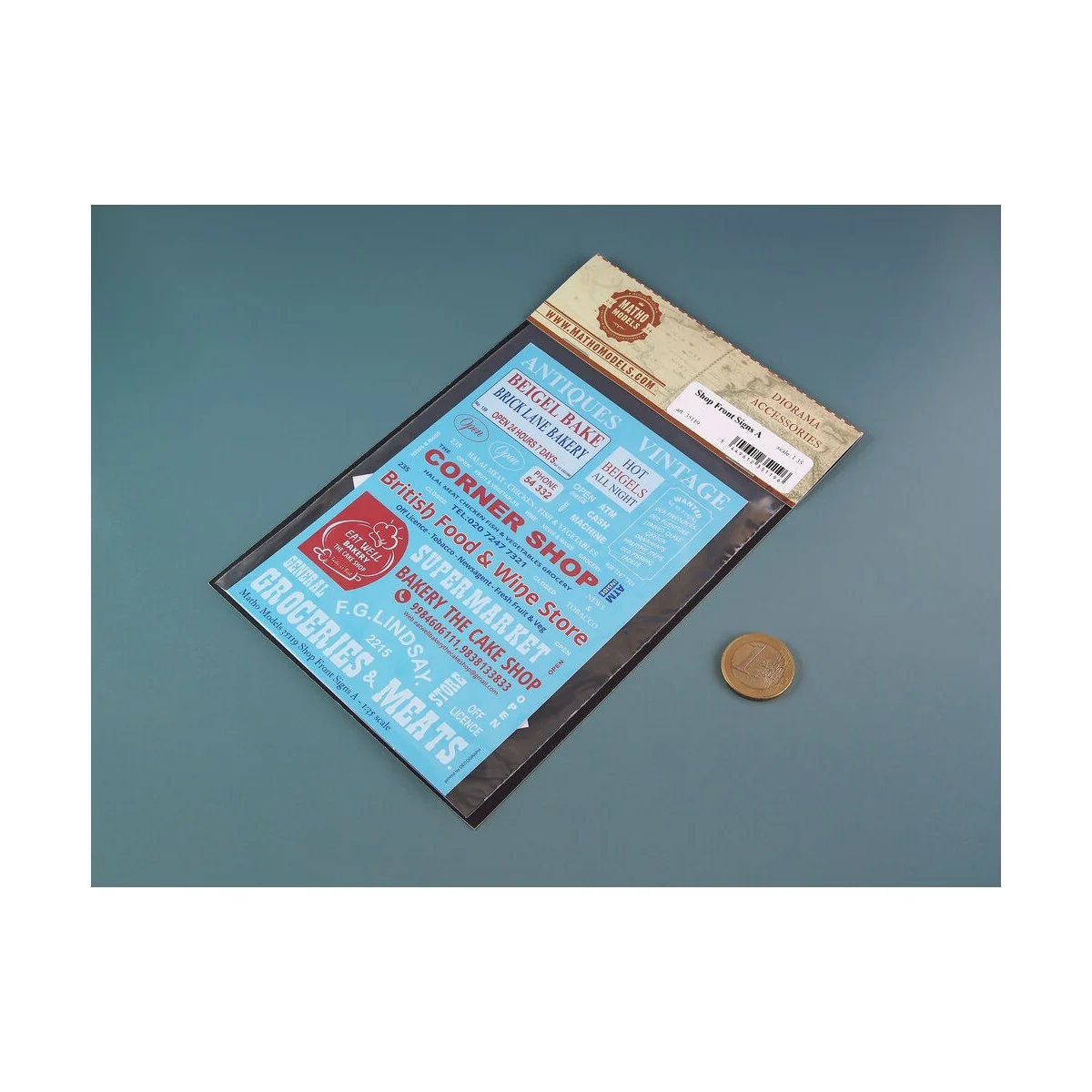 Shop Front Signs A, 1/35 - Matho Models 35119