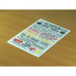 Shop Front Signs B, 1/35 - Matho Models 35120