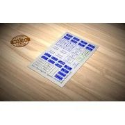 Street Name Signs D - Spanish, 1/35 - Matho Models 35126 Street Name Signs D - Spanish, 1/35 - Matho Models 35126