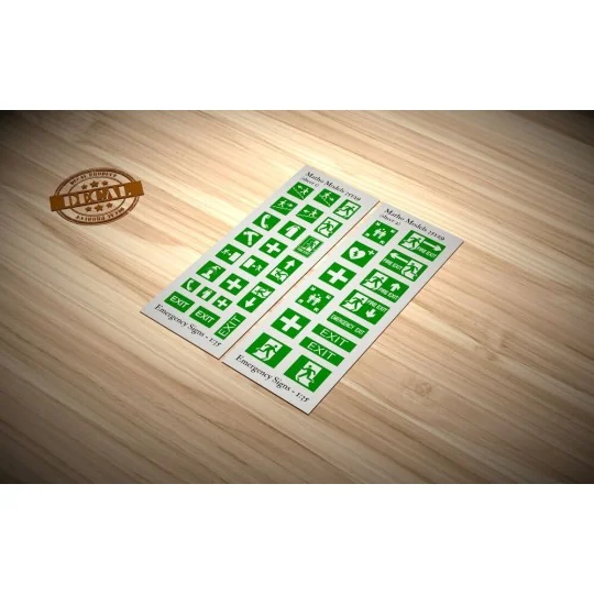 Emergency Signs - Matho Models 35129