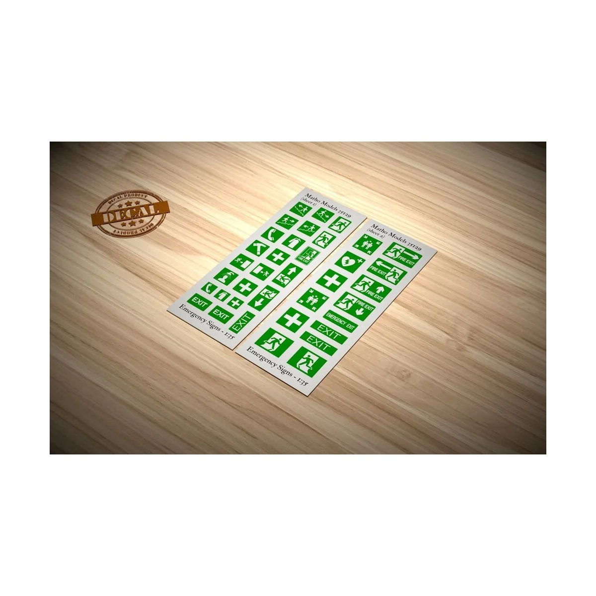 Emergency Signs - Matho Models 35129