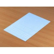 Decal Numbers - small, white, type 1 - Matho Models 80003