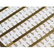 PE Numbers: 1, 5 - 2, 0 - 2, 5 - 3, 0mm - Matho Models 80006