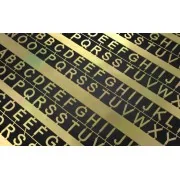 PE Letters: 4 mm (UPPERCASE) - Matho Models 80009