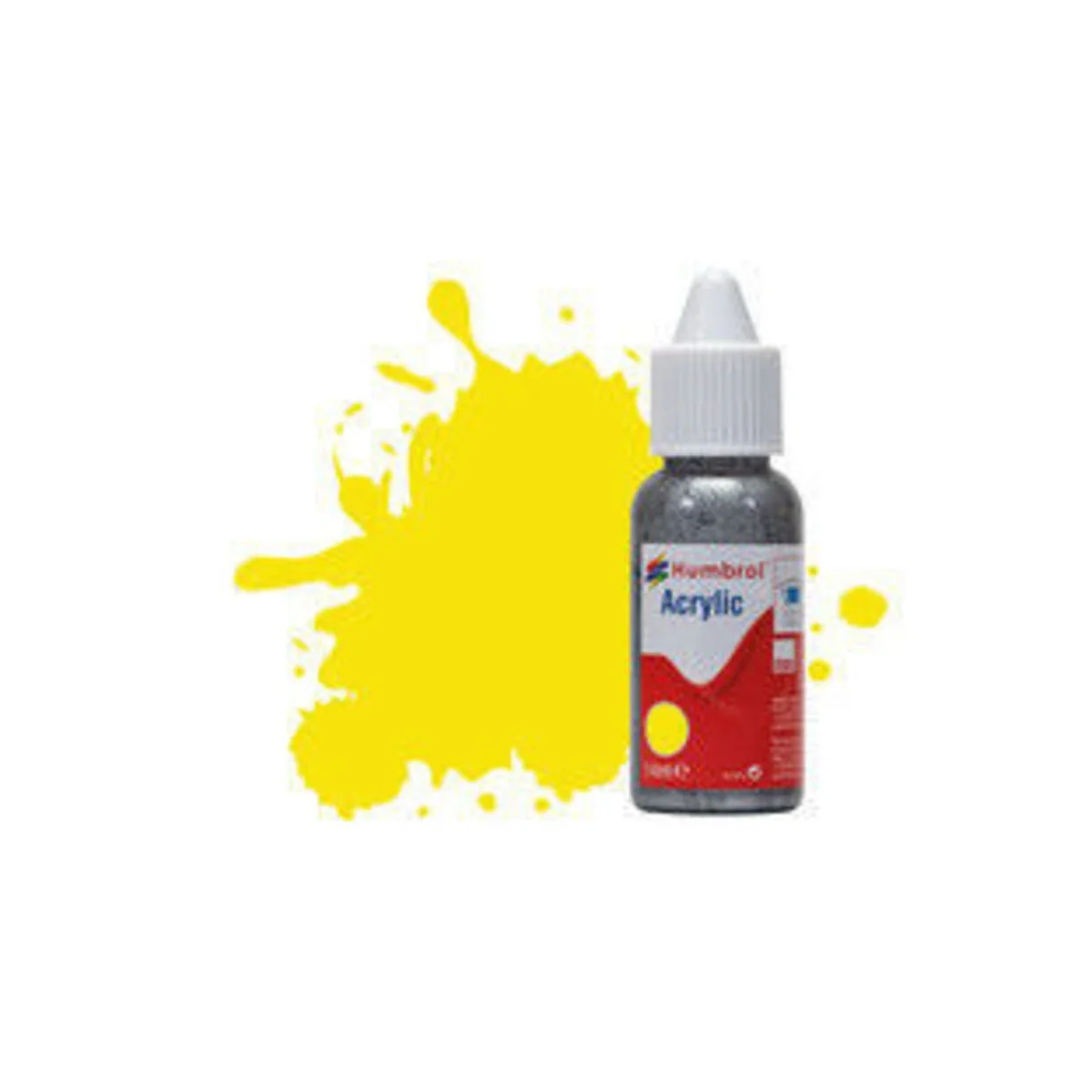 HUMBROL ACRYLIC DROPPER BOTTLE 14ML No 99 Lemon - Matt - Humbrol DB...
