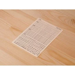 Decal Letters (UPPERCASE) - black, 1-3mm - Matho Models 80014