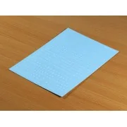 Decal Letters (lowercase) - white, 1-3mm - Matho Models 80016