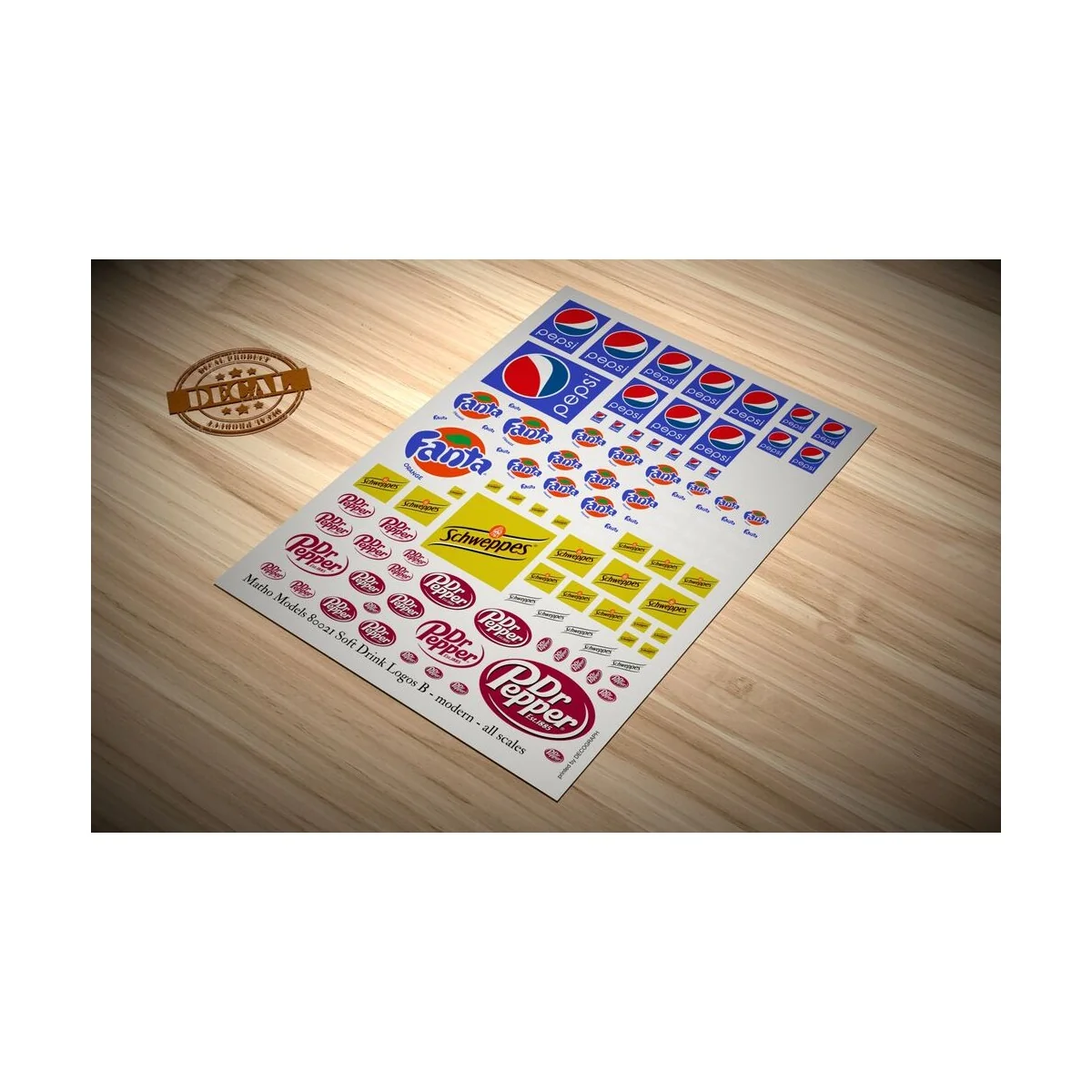 Soft Drink Logos B - modern - Matho Models 80021