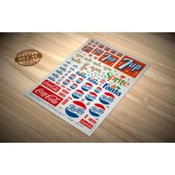 Soft Drink Logos C - vintage - Matho Models 80022