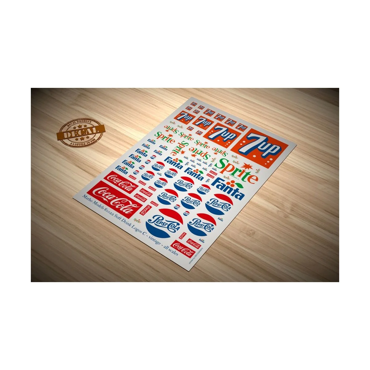Soft Drink Logos C - vintage - Matho Models 80022 Soft Drink Logos C - vintage - Matho Models 80022