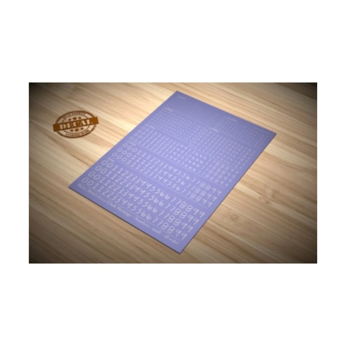 Chalk Markings - Numbers - small - Matho Models 80030