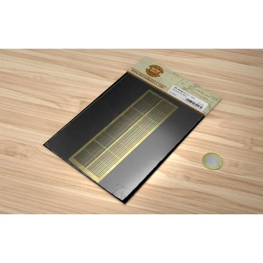 PE Brass Strips A: 0, 2 - 1 mm (0, 10mm thickness) - Matho Models 8...