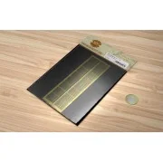 PE Brass Strips A: 0,2 - 1 mm (0,10mm thickness) - Matho Models 80043