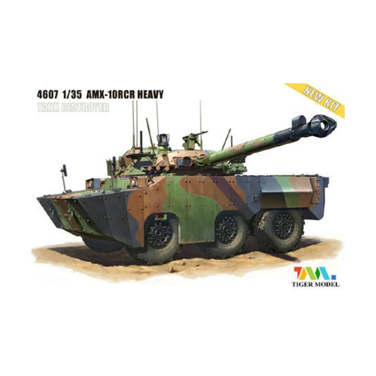 AMX-1ORCR SEPAR HEAVY TANK DESTROYER, 1/35 - Tigermodel 4607 AMX-1ORCR SEPAR HEAVY TANK DESTROYER, 1/35 - Tigermodel 4607