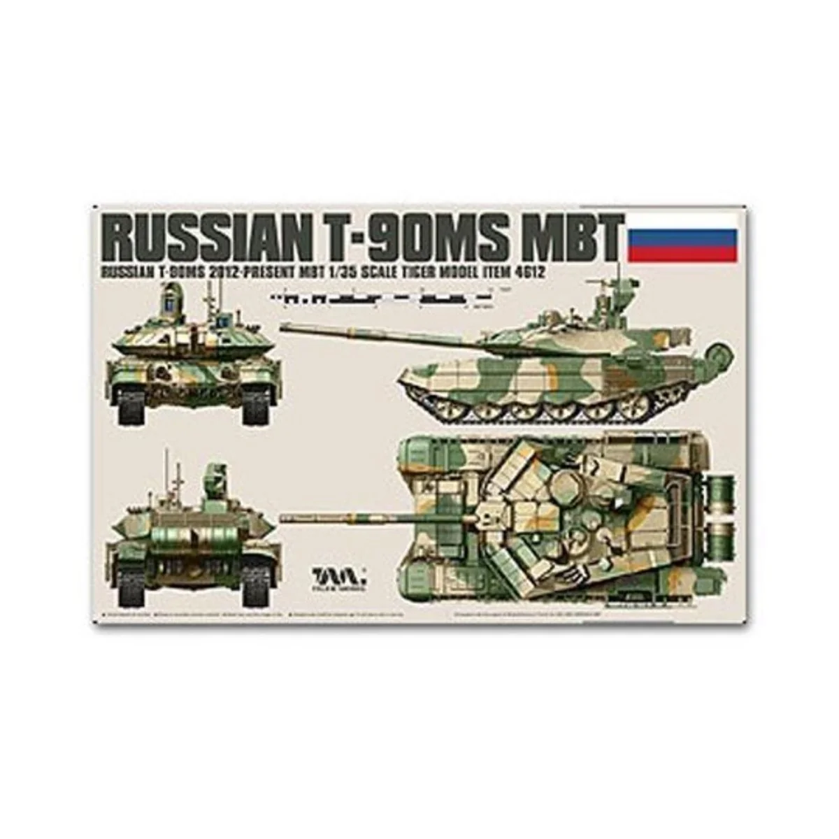 Russian T-90MS MBT - Tigermodel 4612