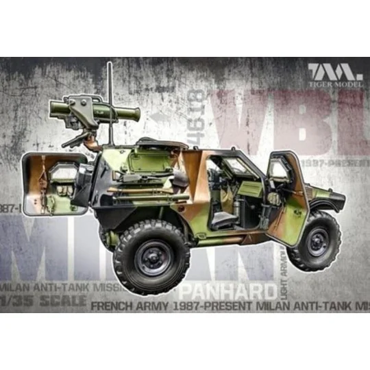 French VBL with Milan Anti-Tank Missile Launcher, 1/35 - Tigermodel... French VBL with Milan Anti-Tank Missile Launcher, 1/35 - Tigermodel...