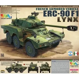 French Armored Vehicle ERC-90F1 Lynx, 1/35 - Tigermodel 4632