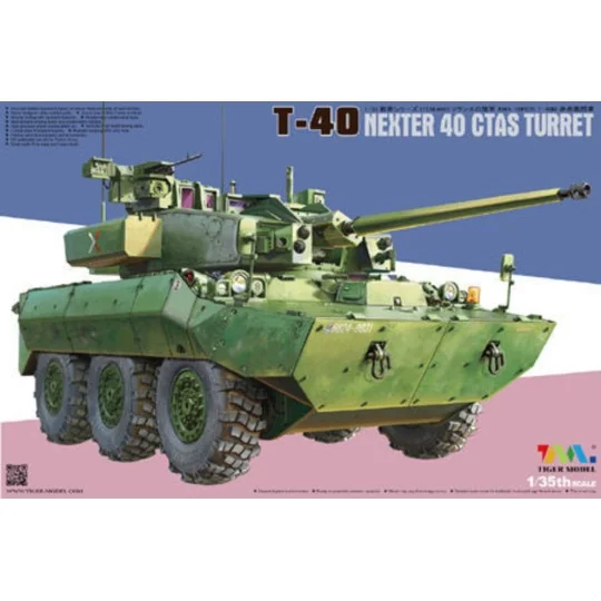 T-40 Nexter 40 CTAS Turret, 1/35 - Tigermodel 4665 T-40 Nexter 40 CTAS Turret, 1/35 - Tigermodel 4665