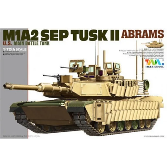 M1A2 SEP TUSK II ABRAM, 1/72 - Tigermodel 9601 M1A2 SEP TUSK II ABRAM, 1/72 - Tigermodel 9601
