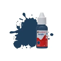 HUMBROL ACRYLIC DROPPER BOTTLE 14ML No 104 Oxford Blue Matt - Humbr...