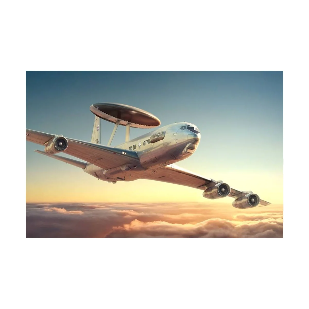 Boeing E-3 Sentry AWACS, 1/144 - Roden 345