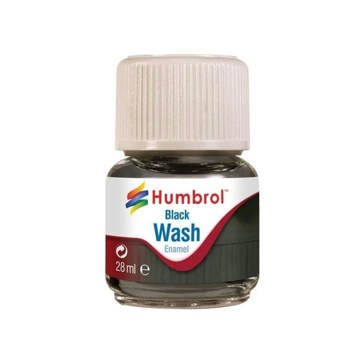 Humbrol Enamel Wash Black 28 ml - Humbrol AV0201