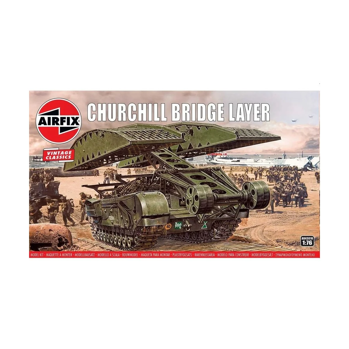 Churchill Bridge Layer, 1/76 - Airfix A04301V