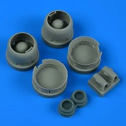 PBY-5 Catalina correct cowlings opened flaps for Academy, 1/72 - Qu...