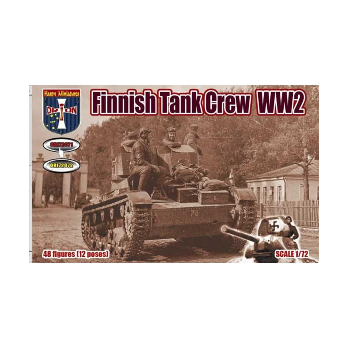 WWII Finnish Tank Crew, 1/72 - Orion ORI72071