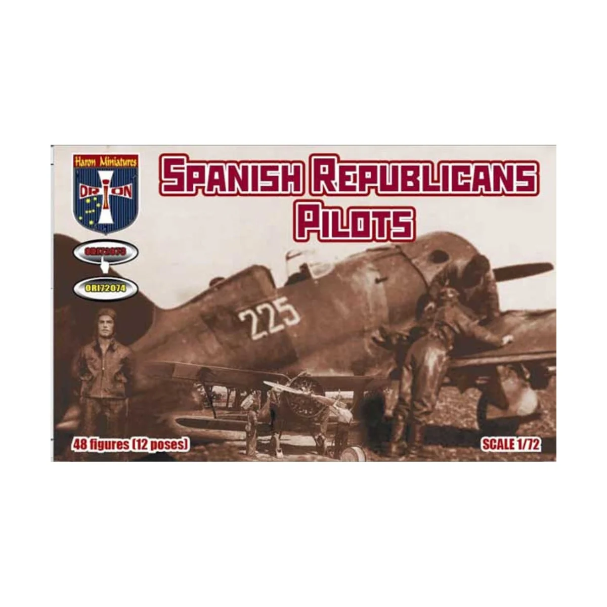 Spanish Rebublicans Pilots, 1/72 - Orion ORI72073 Spanish Rebublicans Pilots, 1/72 - Orion ORI72073