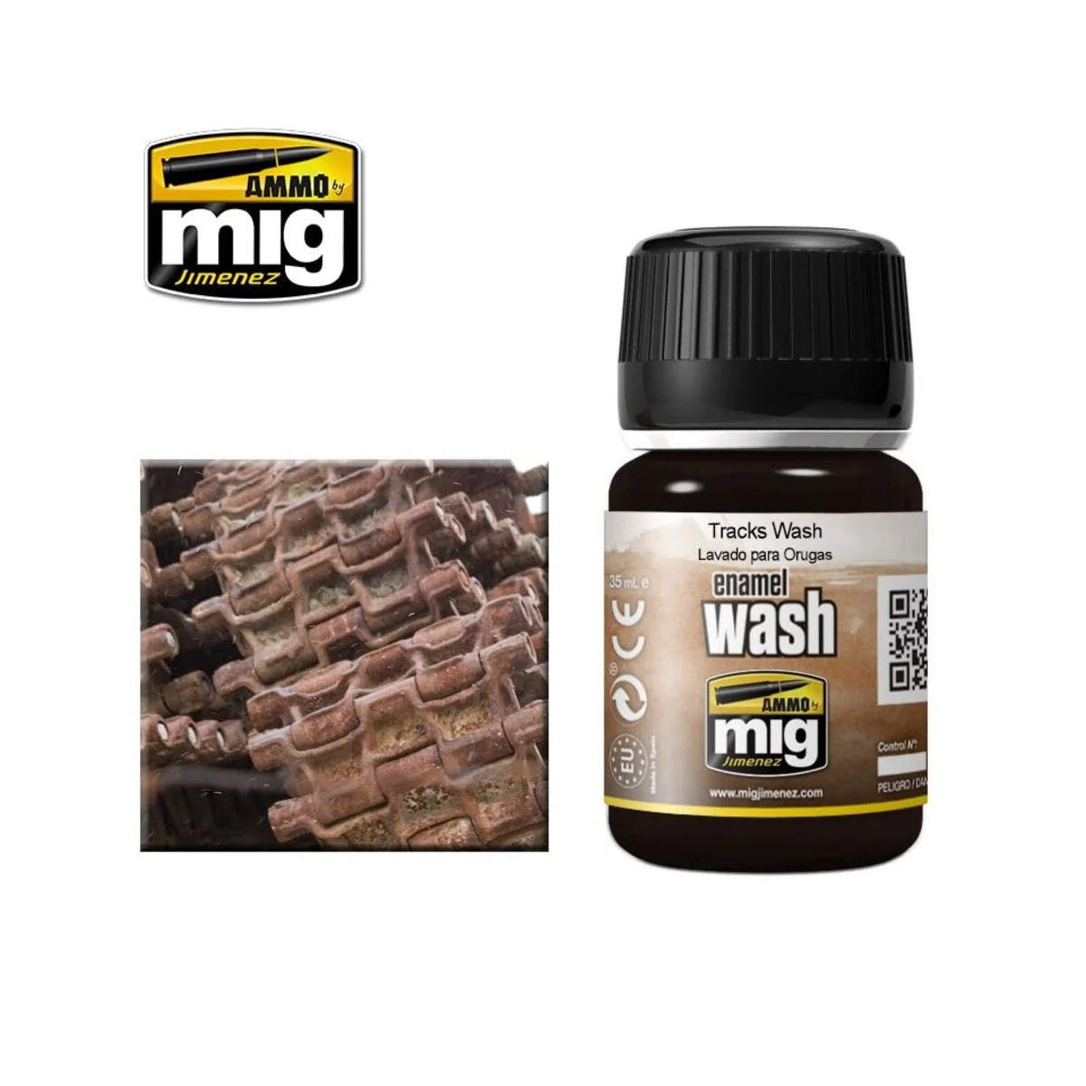 Tracks WASH - AMMO by MIG Jimenez A.MIG-1002 Tracks WASH - AMMO by MIG Jimenez A.MIG-1002