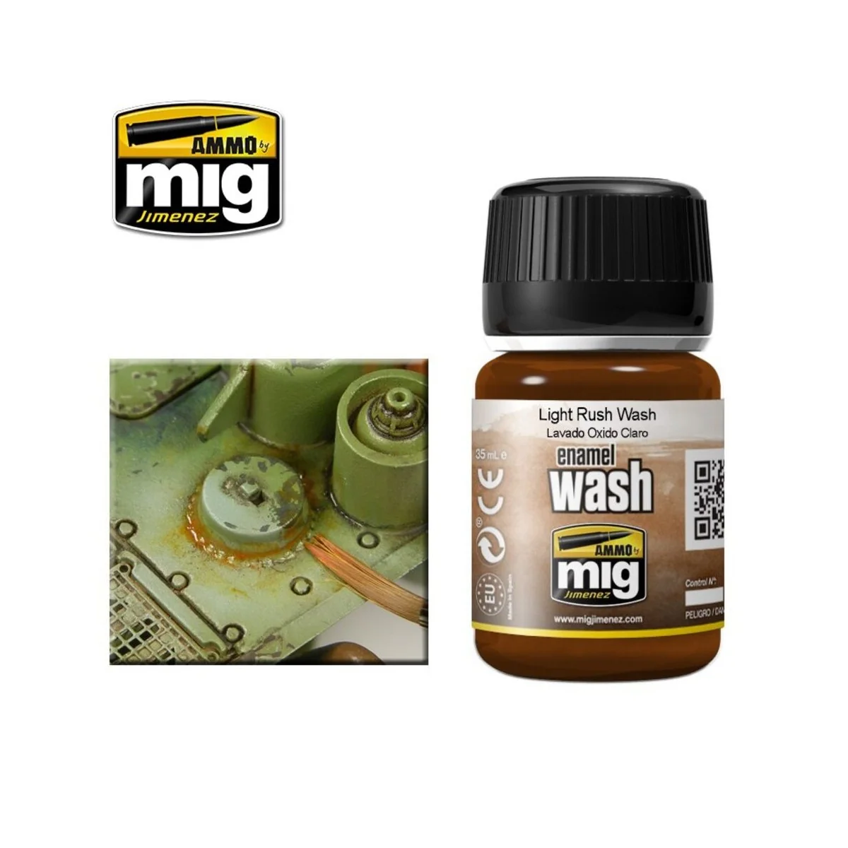 Light Rust WASH - AMMO by MIG Jimenez A.MIG-1004