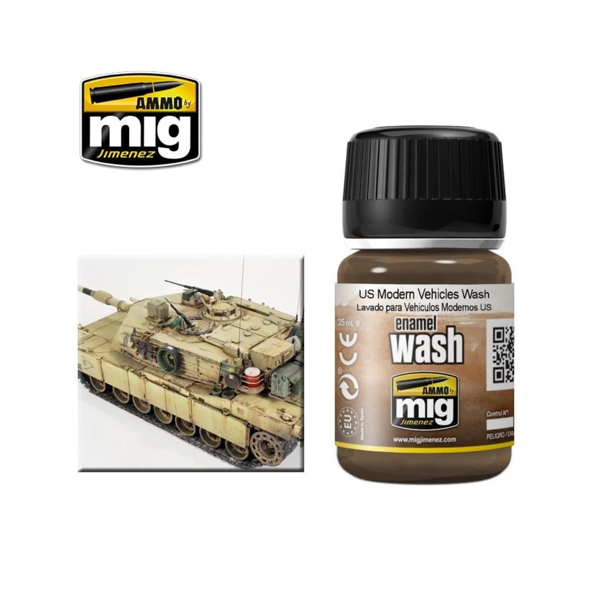 US Modern Vehicles WASH - AMMO by MIG Jimenez A.MIG-1007