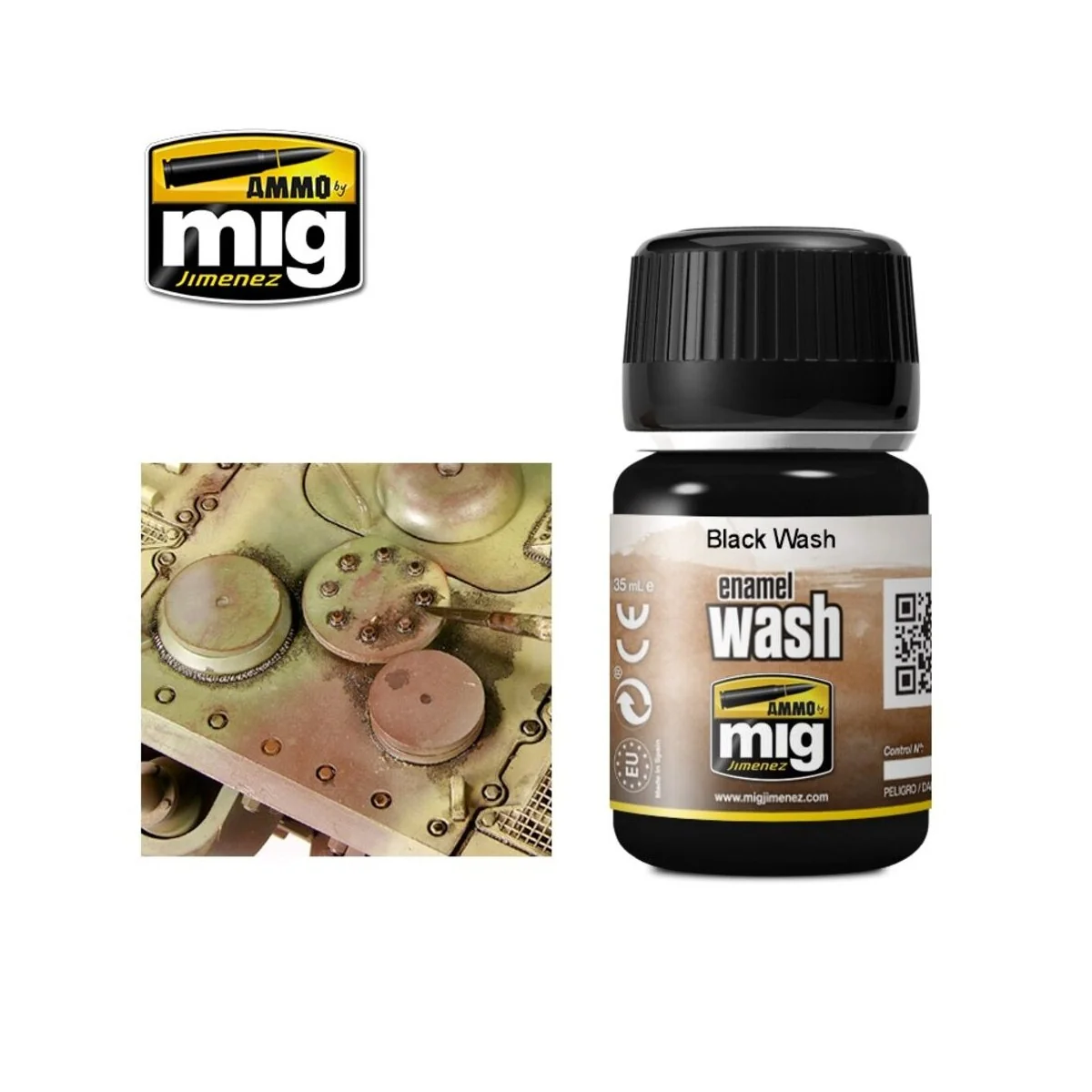 Black WASH - AMMO by MIG Jimenez A.MIG-1011 Black WASH - AMMO by MIG Jimenez A.MIG-1011