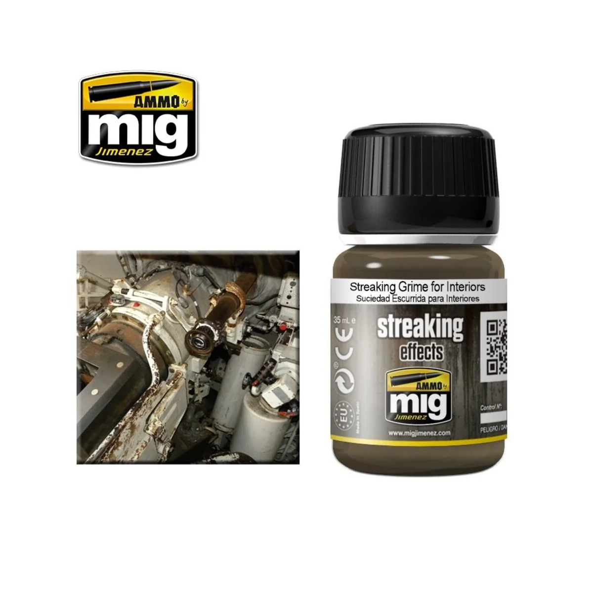 STREAKING Grime for Interiors - AMMO by MIG Jimenez A.MIG-1200