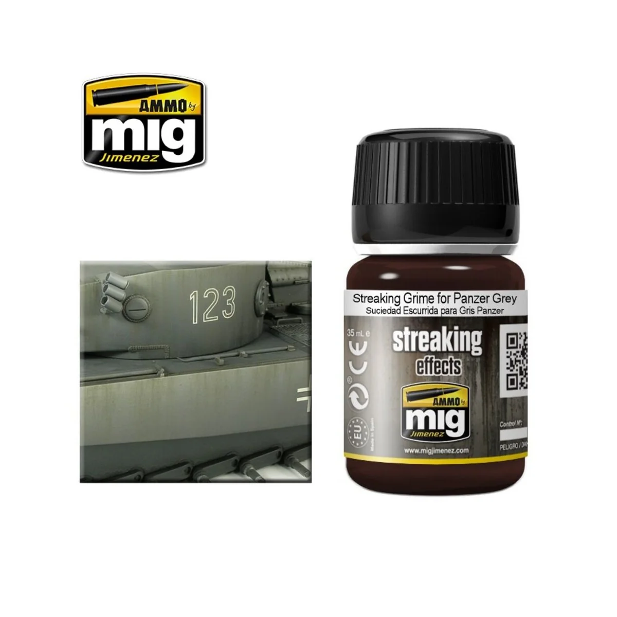 STREAKING Grime for Panzer Grey - AMMO by MIG Jimenez A.MIG-1202 STREAKING Grime for Panzer Grey - AMMO by MIG Jimenez A.MIG-1202