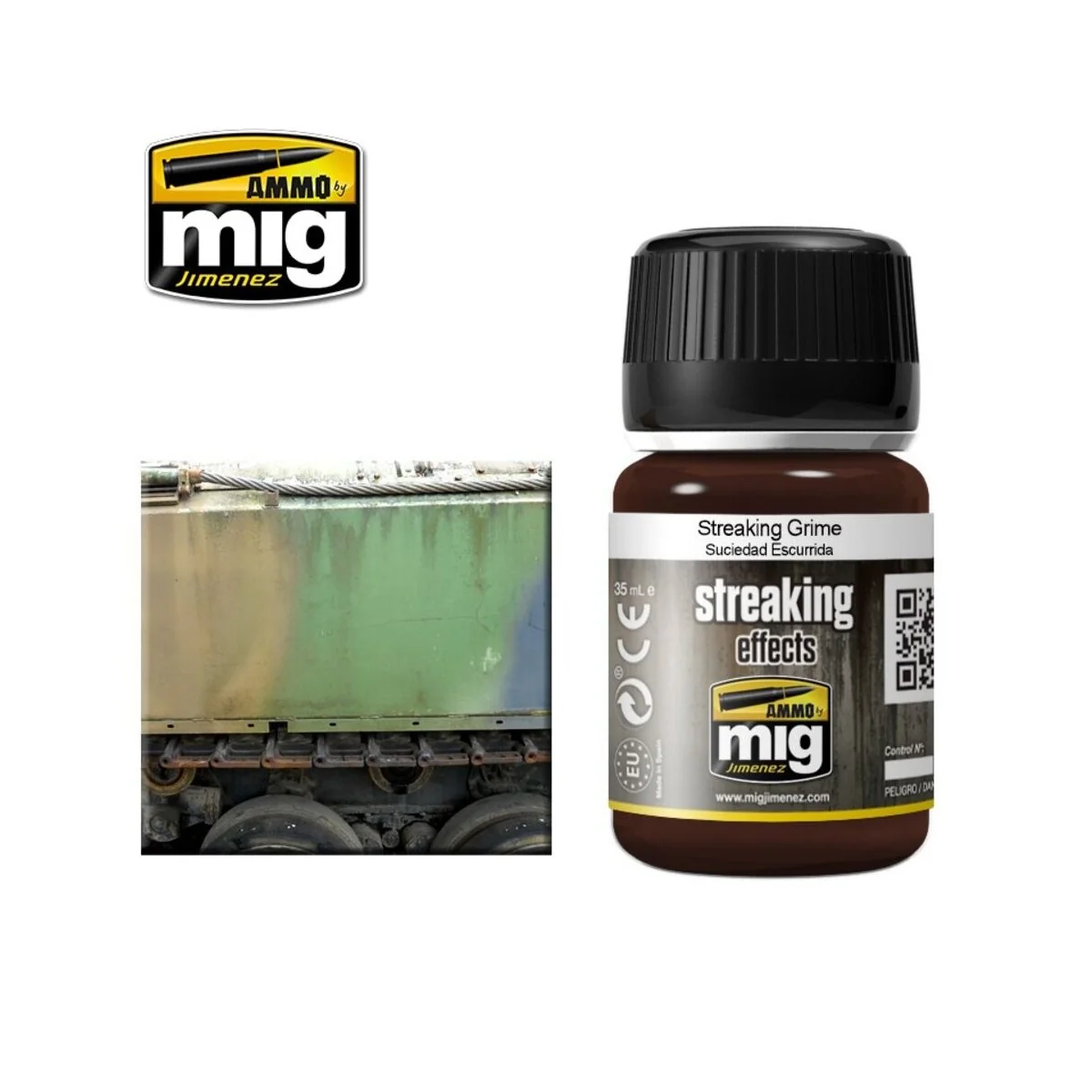 STREAKING Grime - AMMO by MIG Jimenez A.MIG-1203 STREAKING Grime - AMMO by MIG Jimenez A.MIG-1203