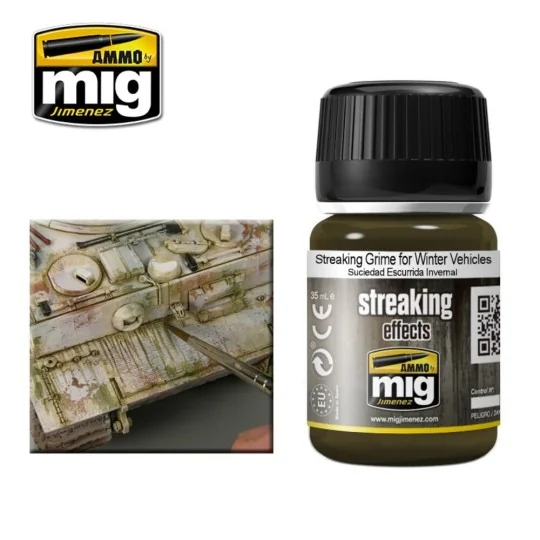 STREAKING Grime for Winter Vehicles - AMMO by MIG Jimenez A.MIG-1205