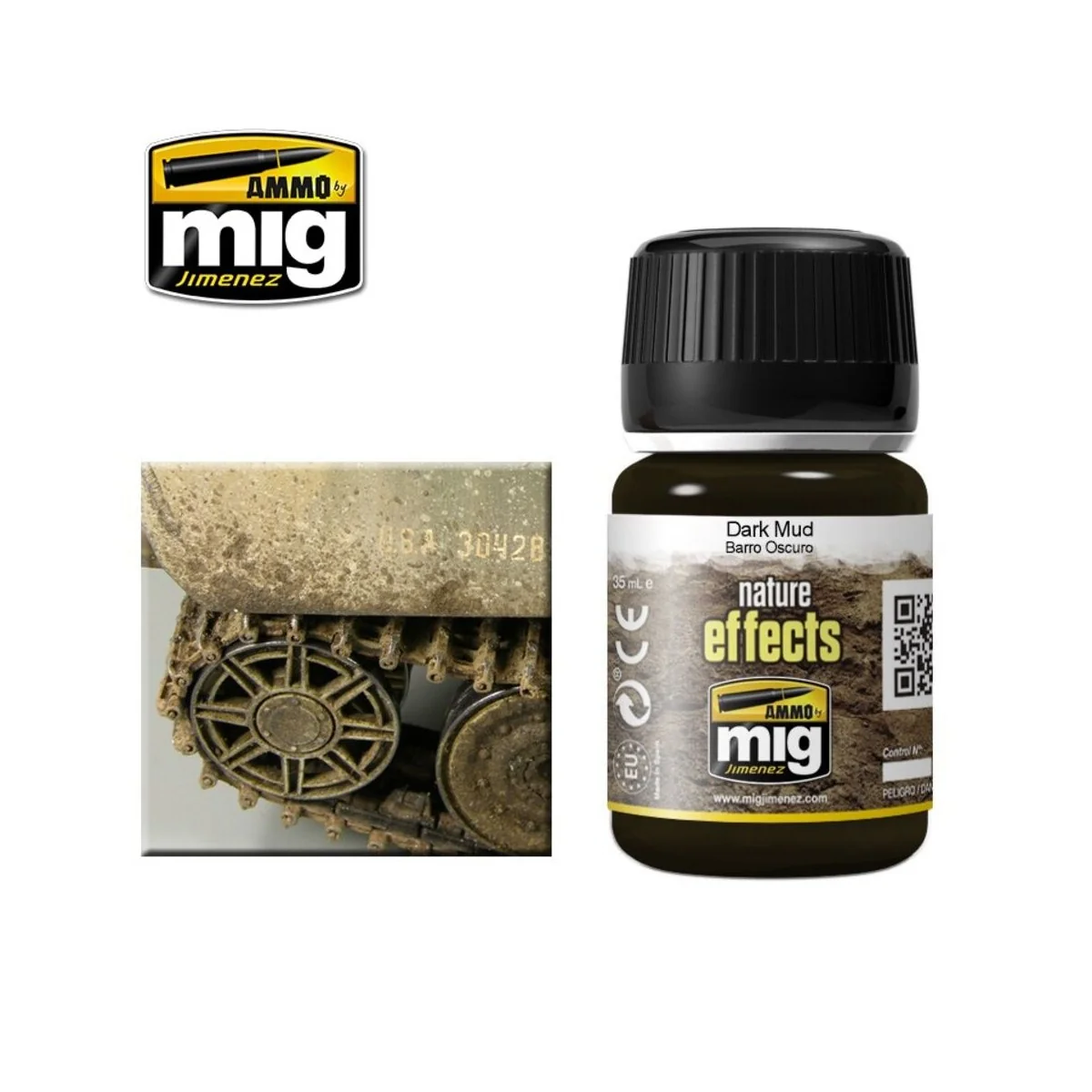 Dark Mud EFFECTS - AMMO by MIG Jimenez A.MIG-1405 Dark Mud EFFECTS - AMMO by MIG Jimenez A.MIG-1405