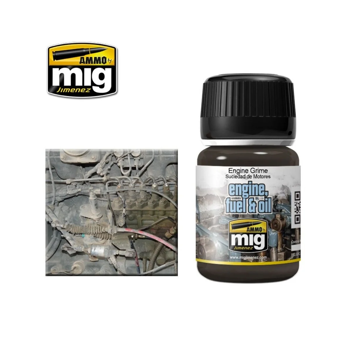 Engine Grime EFFECTS - AMMO by MIG Jimenez A.MIG-1407 Engine Grime EFFECTS - AMMO by MIG Jimenez A.MIG-1407