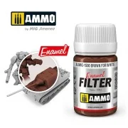 FILTER Brown for White - AMMO by MIG Jimenez A.MIG-1500 FILTER Brown for White - AMMO by MIG Jimenez A.MIG-1500