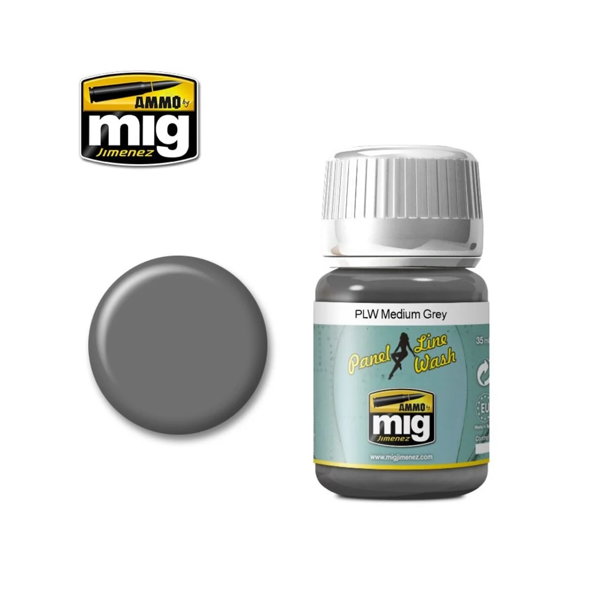 PLW Medium Grey - AMMO by MIG Jimenez A.MIG-1601