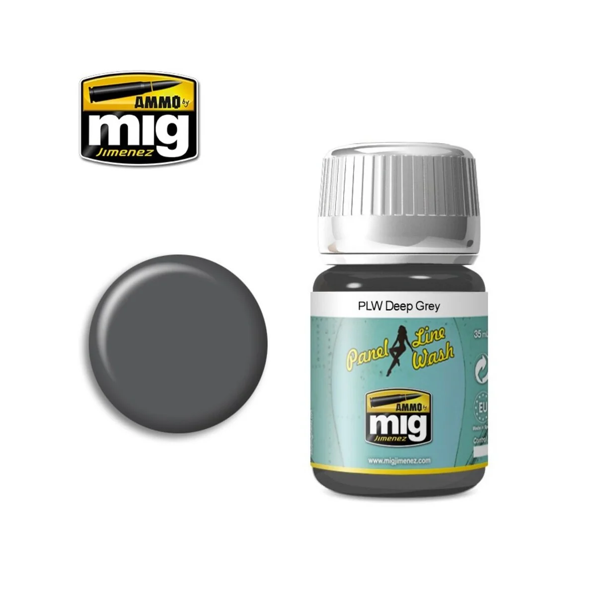 PLW Deep Grey - AMMO by MIG Jimenez A.MIG-1602 PLW Deep Grey - AMMO by MIG Jimenez A.MIG-1602