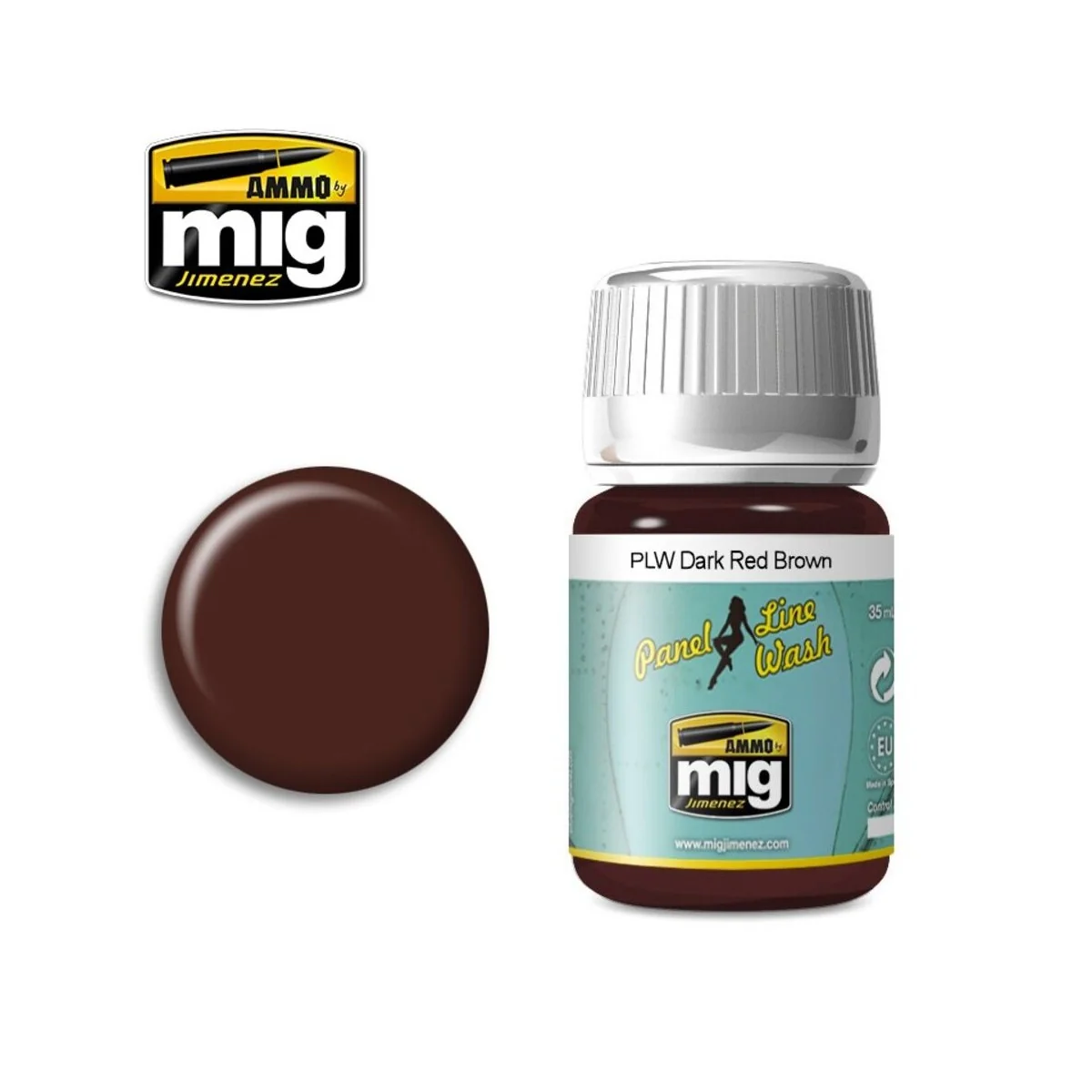 PLW Dark Red Brown - AMMO by MIG Jimenez A.MIG-1605