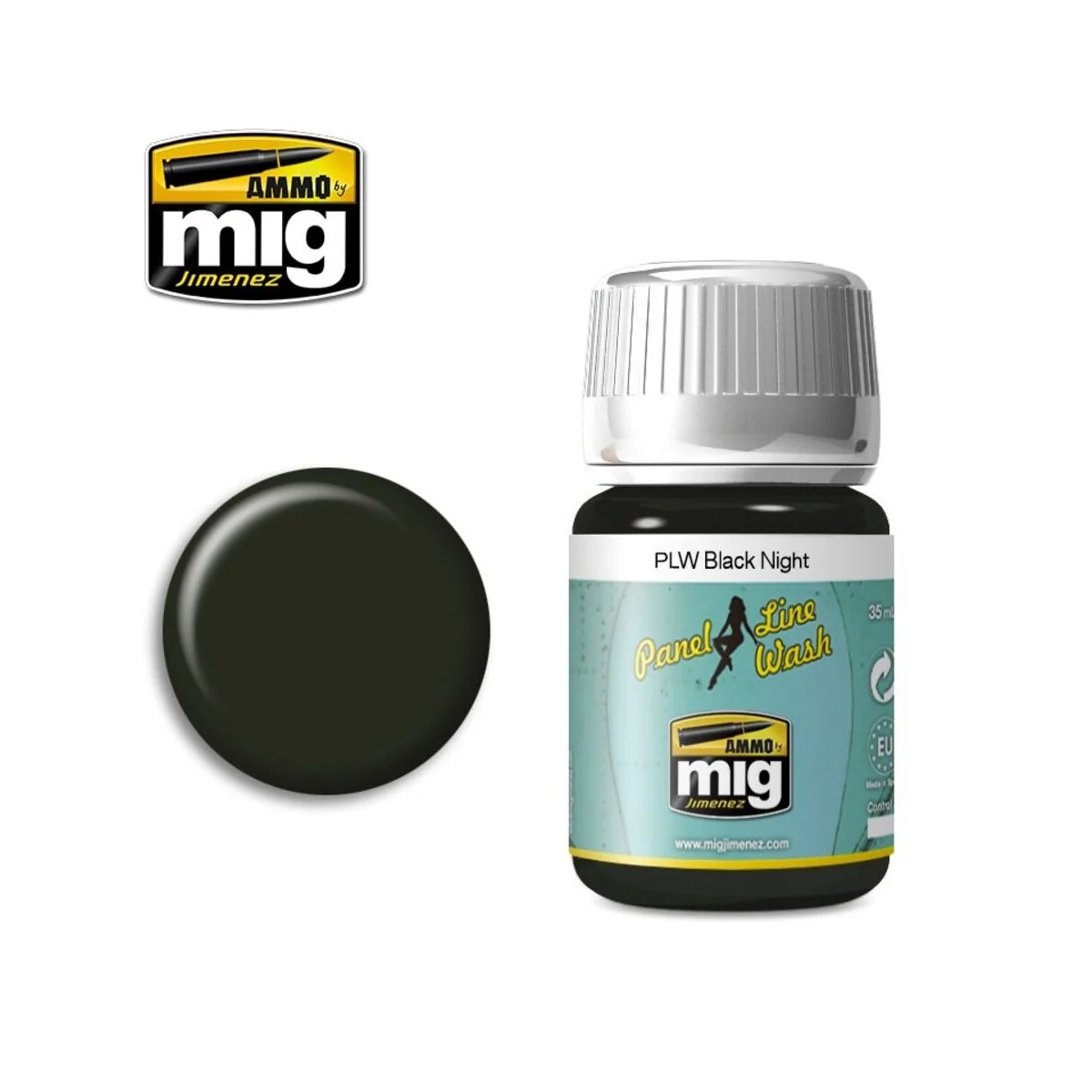 PLW Black Night - AMMO by MIG Jimenez A.MIG-1611 PLW Black Night - AMMO by MIG Jimenez A.MIG-1611