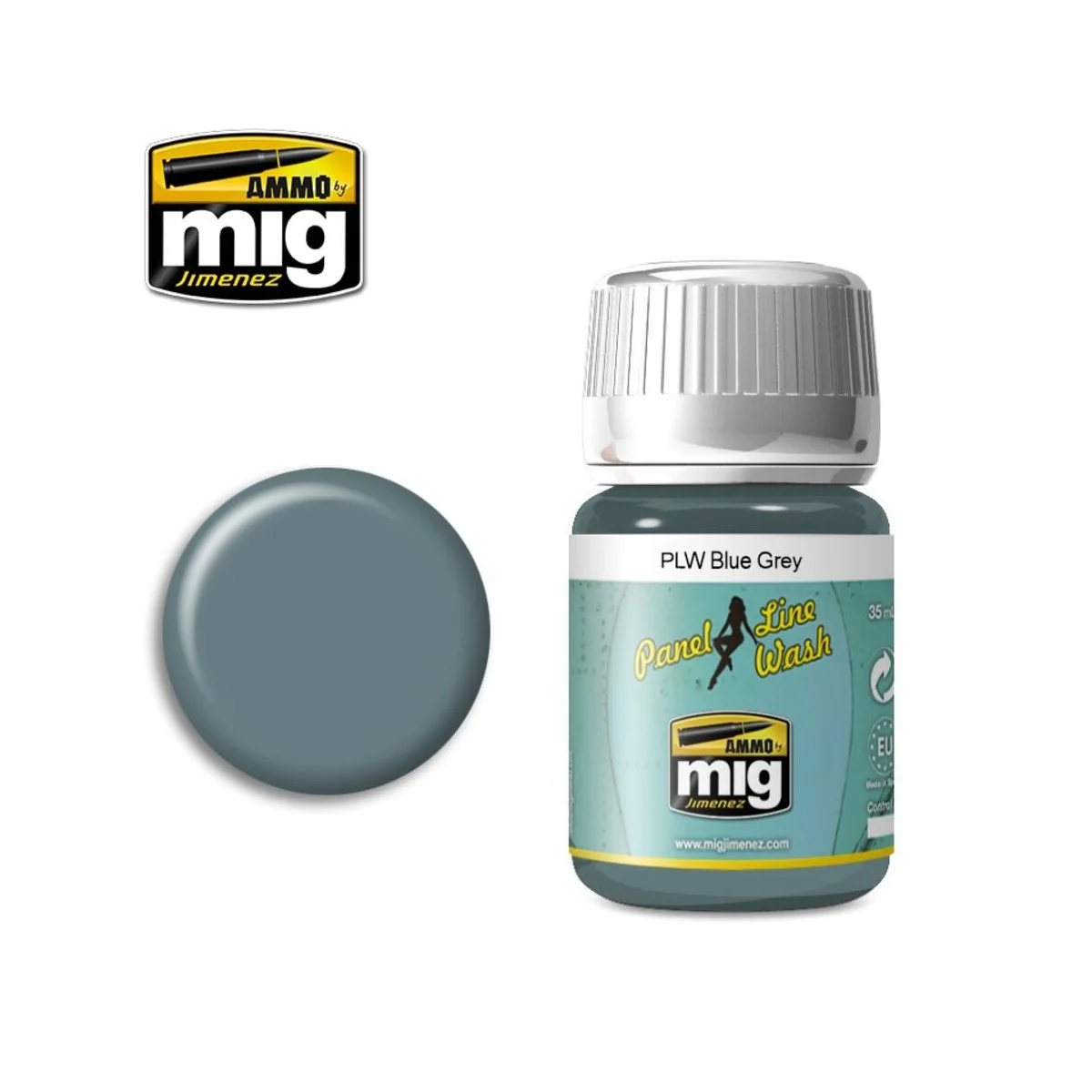 PLW Blue Grey - AMMO by MIG Jimenez A.MIG-1613