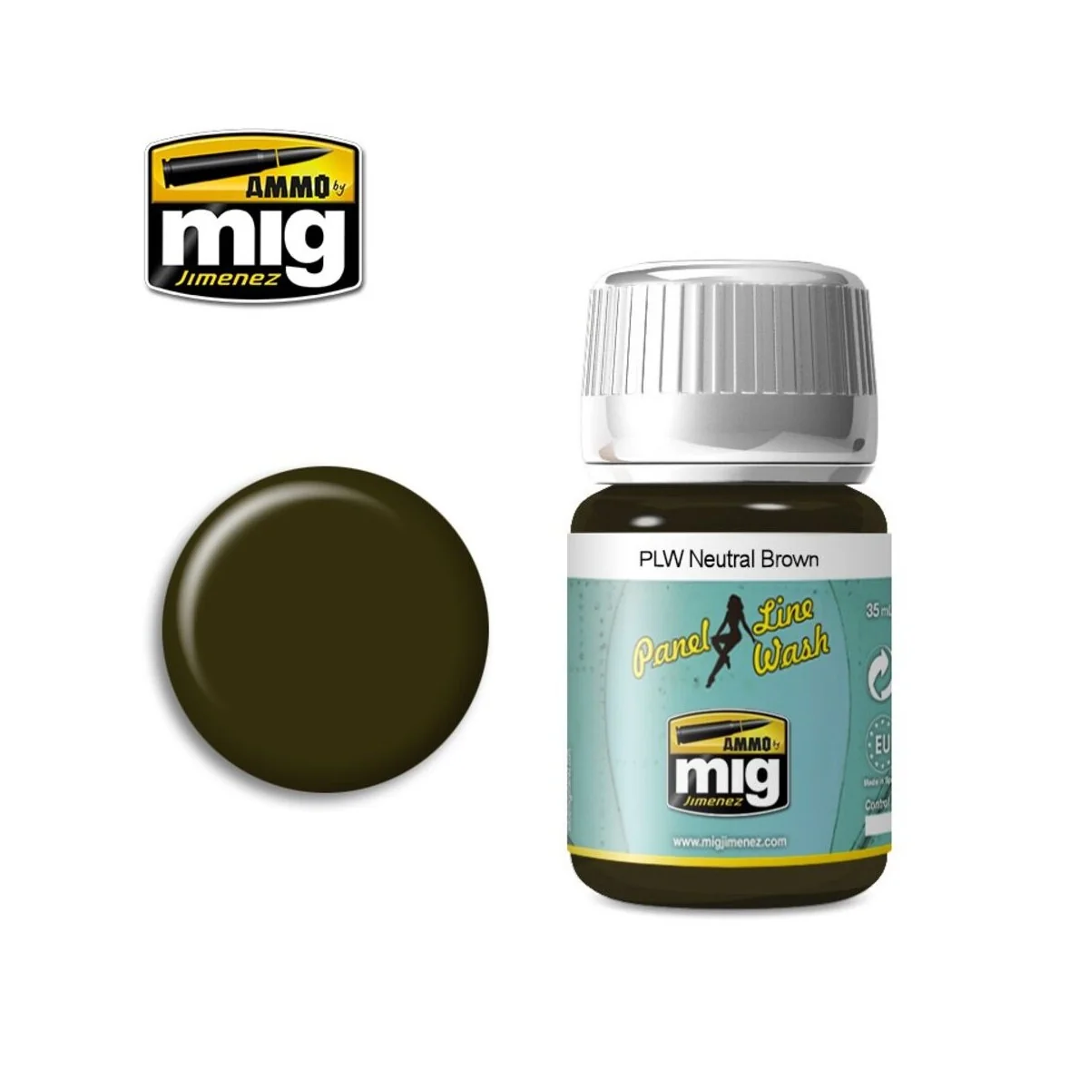 PLW Neutral Brown - AMMO by MIG Jimenez A.MIG-1614