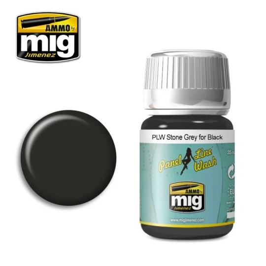 PLW Stone Grey for Black - AMMO by MIG Jimenez A.MIG-1615